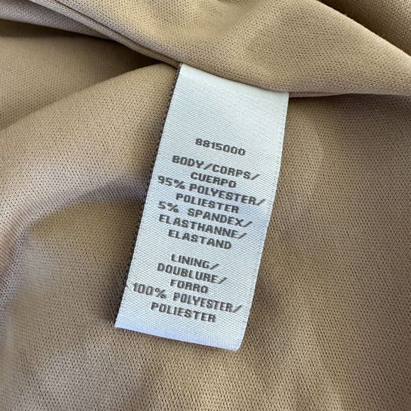 THEIA Adalee Ombre Sequined Puff-Sleeve Gown Dress Size 4 Womens Gold - Picture 9 of 9